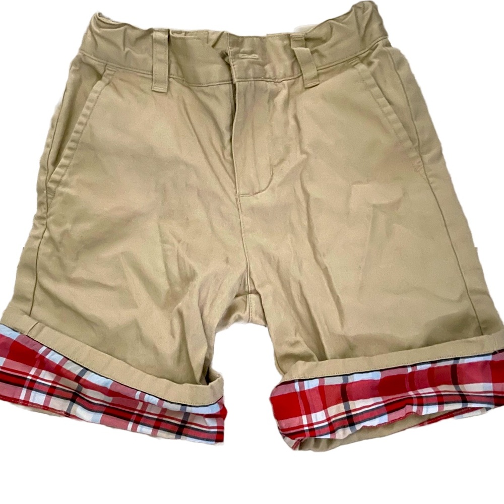 Janie and Jack Blue & Red | Plaid Shorts size: 18-24 mths